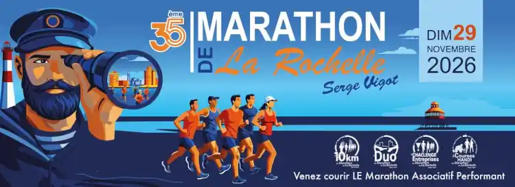 le Logis Rouge proche la Rochelle est l'hébergement idéal pour votre participation au Marathon La Rochelle 2026